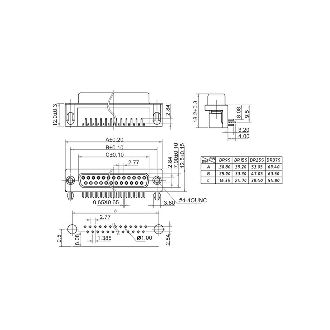 Amazon.co.jp: XYWHPGV D-subコネクタメスソケット15ピン2列直角ポート